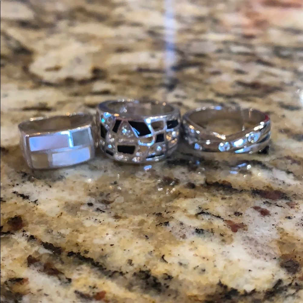 Set of 3 novelty rings